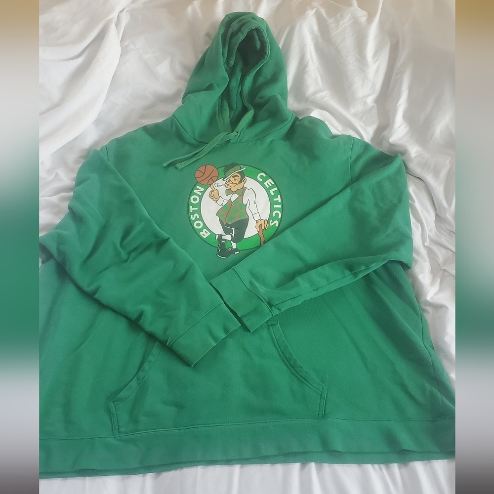 Boston Celtics Green Hoodie Sweatshirt NBA Fanatics Sz 5XL Cotton Poly Blend